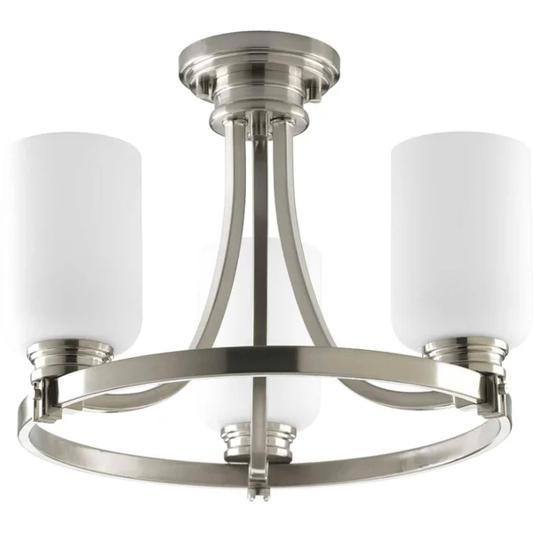 Progress Lighting P3954-09 Orbitz Brushed Nickel Ceiling Light