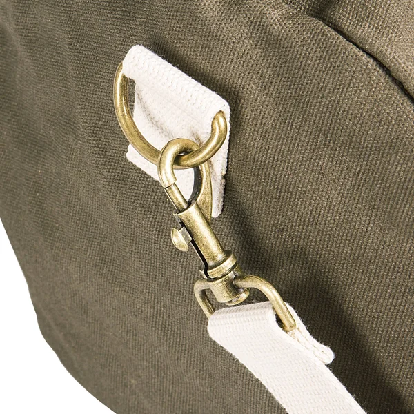 Cathy&s Concepts Green Personalized Canvas Duffel Bag