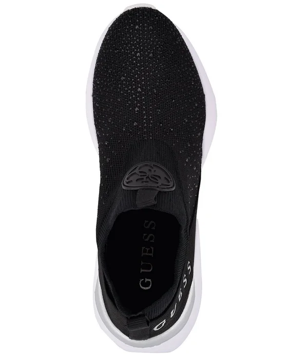 Guess Women's Bellini Stretch Knit Sneakers - Black