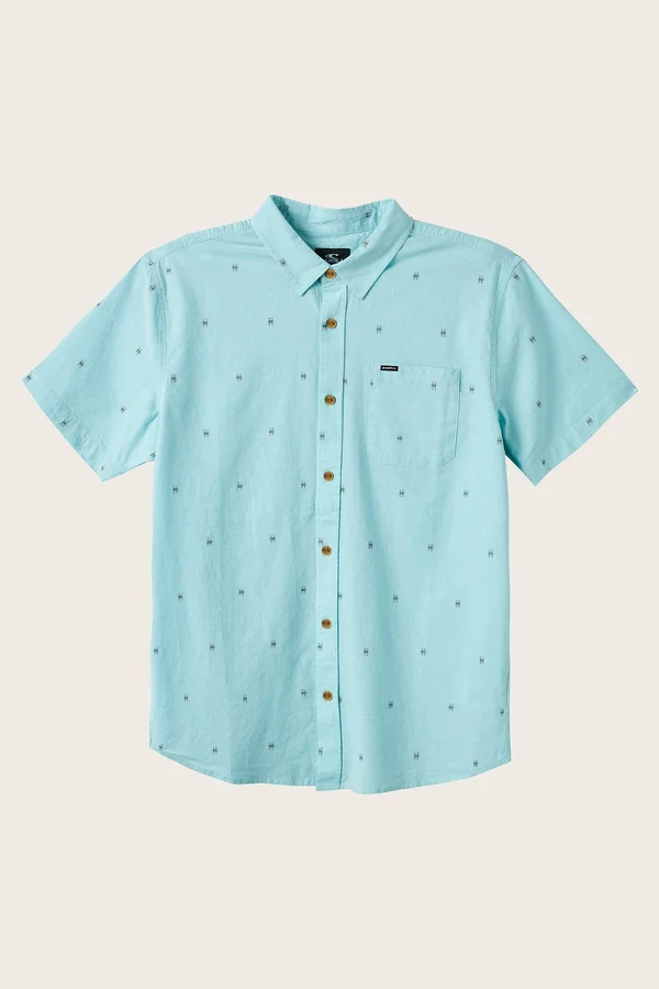 O&Neill Men's Tame Dobby Shirt - Ice Water - S