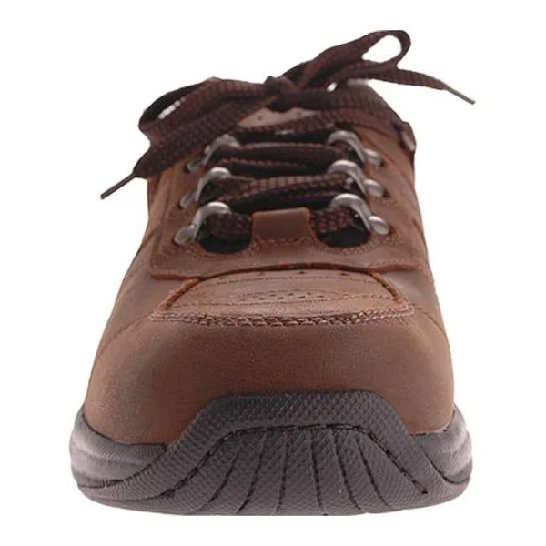 OrthoFeet Men's Shreveport, Size: 8.5, Brown Leather