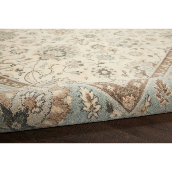 Nourison Living Treasures LI16 2&6x22 x 4&3x22 Grey - Ivory Area Rug