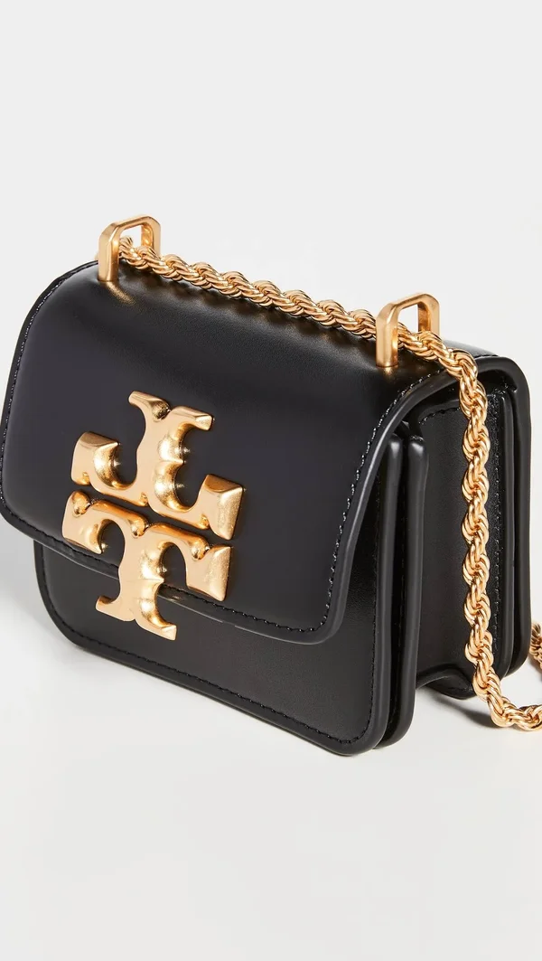 Tory Burch Eleanor Mini Crossbody Bag, Black, Women's