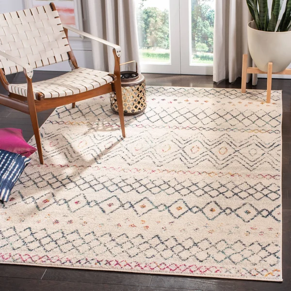Safavieh Clearance Madison MAD798E Ivory Rug - 6&7x22x6&7x22 - Round