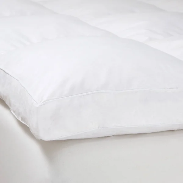 Lavish Home Duck Feather 2 inch Gusset Mattress Topper - Twin