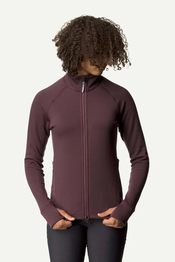 Houdini W&s Power Jacket - Red Illusion, S