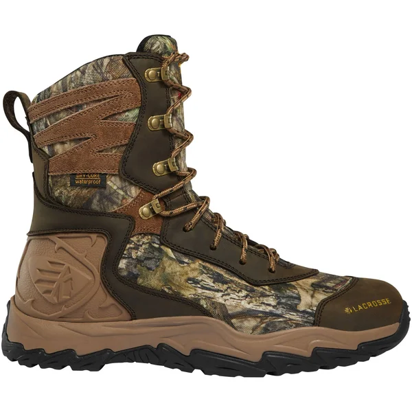 Lacrosse Men's Windrose 8in 600g Boot - 11.5 W - Mossy Oak Break-Up Country