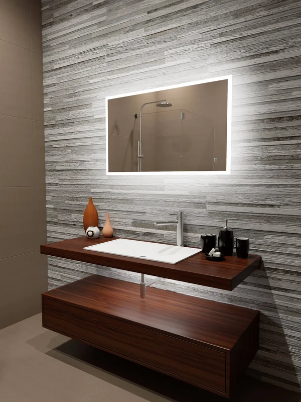 Paris Mirror REF40246000D 40 x 24 in. Reflection LED Mirror
