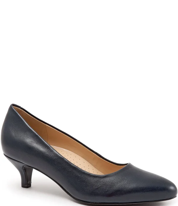 Trotters Kiera Pumps, Women's, Navy, Size: 9.5