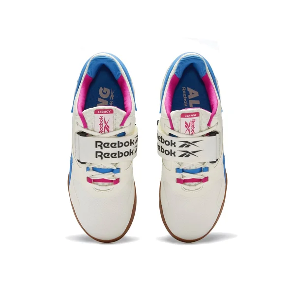 Reebok Legacy Lifter II - Women's - Chalk - Proud Pink, Horizon Blue - 8.5