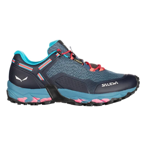 Salewa Women's Speed Beat GTX - Patriot Blue/Fluo Coral - 7.5