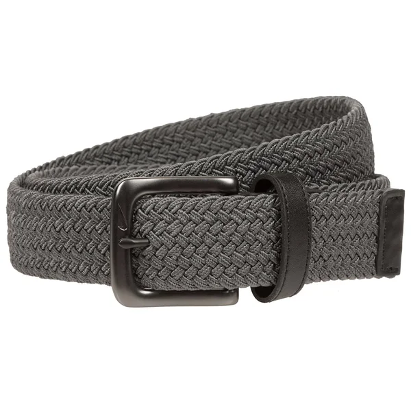 Nike Stretch Woven Belt, Men's, Medium, Dark Grey