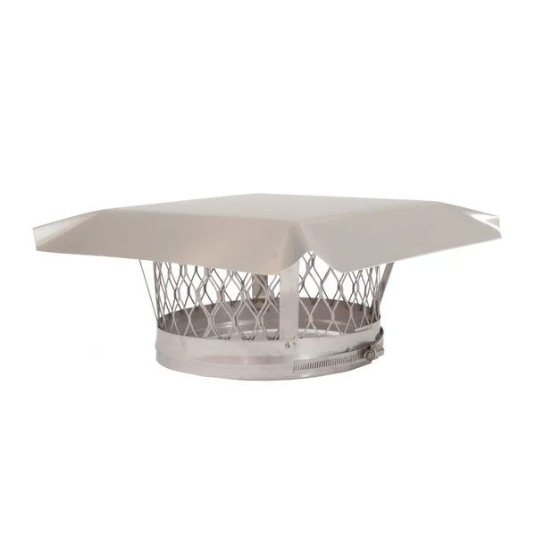 HY-C LC8 Round Stainless Steel Clamp on Single Flue Liner Chimney Cap - 8x22