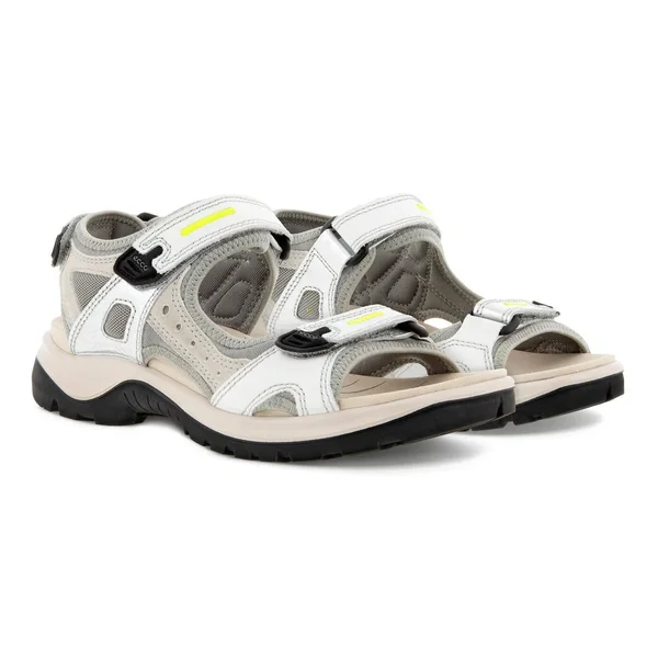 Ecco Offroad Women's Flat Sandal Multicolor - Silver Metallic, 35, M