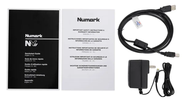 Numark NVII Intelligent Dual-Display Serato DJ Controller 4-Channel - USB + Case