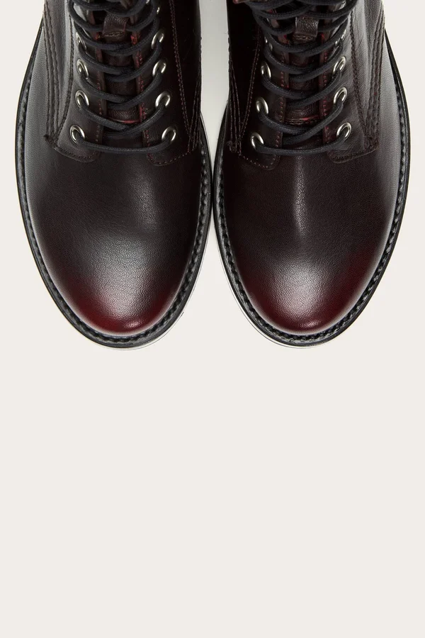 Frye Veronica Combat 3472489 - 8, Black Scarlet