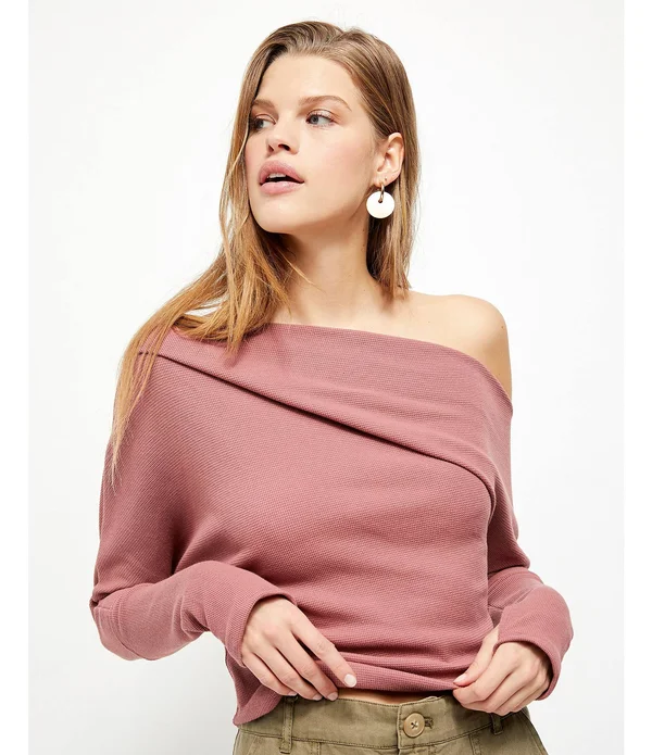 Free People Fuji Thermal Top - Ivory