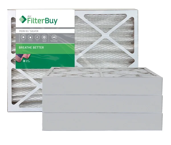28x30x4 MERV 8 Pleated Air Filter (Pack of 4 FILTERS)