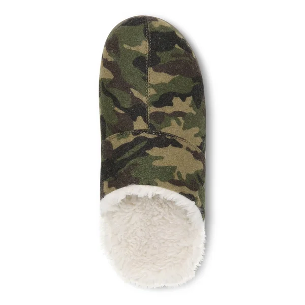Vionic Alfons Men's Orthotic Slipper Olive Camo - 10 Medium
