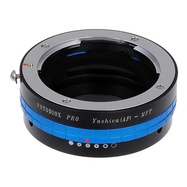 Fotodiox Pro Lens Mount Adapter - Yashica 230 AF SLR Lens to Micro Four Thirds (MFT, M4/3) Mount Mirrorless Camera Body, with Bu