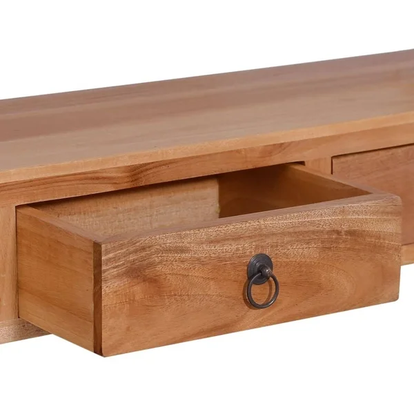 vidaXL Console Table 47.2x22x11.8x22x29.5x22 Solid Mahogany Wood - Brown