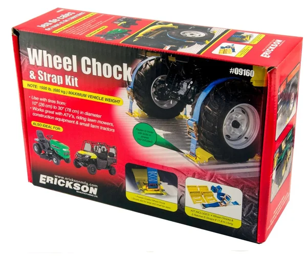 Erickson ATV Wheel Chock and Tie-Down Strap Kit