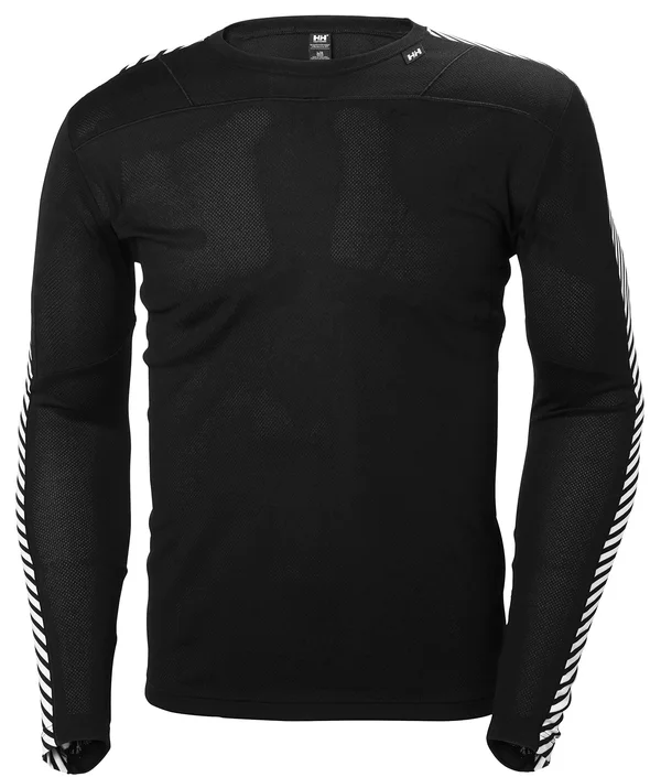 Helly Hansen Men's Black Lifa Crew