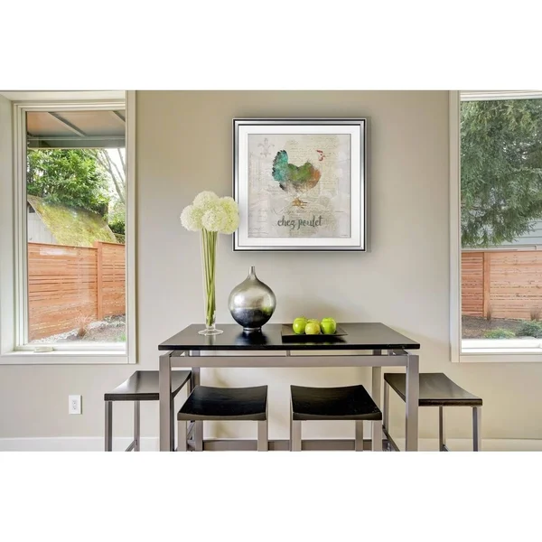 I Love NY Map -Framed Giclee Print - 32 x 32