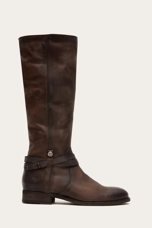 Frye - Melissa Belted Tall, 5.5 US, Stone