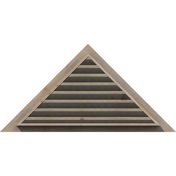 Ekena Millwork GVWTR68X1700SFPPI 68x22W x 17x22H Triangle Gable Vent (89 1/8x22W x 22 3/8x22H Frame Size) 6/12 Pitch: Primed - Fu