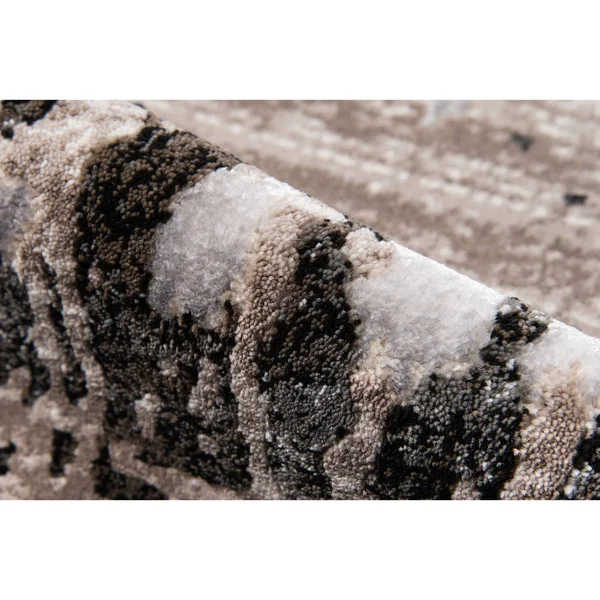 Momeni Monterey MO-02 Area Rug Charcoal 2&3x22x7&6x22 Runner