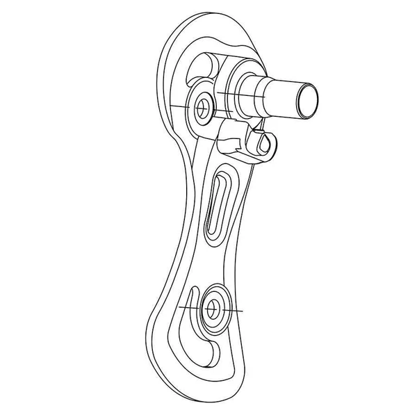 Campagnolo RD-RE102M Rear Derailleur Cage Medium for RE/CH