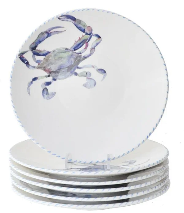 Abbiamo Tutto Crab 10&& Dinner Plate (Set of 6)