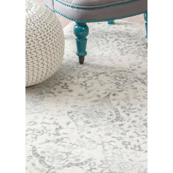 nuLOOM Odell Faded Vintage Area Rug - 2& 8x22 x 20& Runner - Ivory