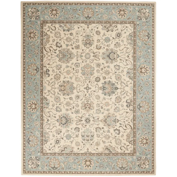 Nourison Living Treasures LI16 2&6x22 x 4&3x22 Grey - Ivory Area Rug