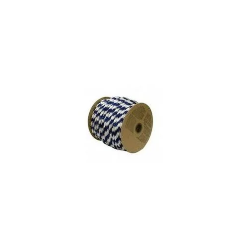 The Cordage Source OS10200-18 Derby Rope 5/8x22x200& - Blue & White