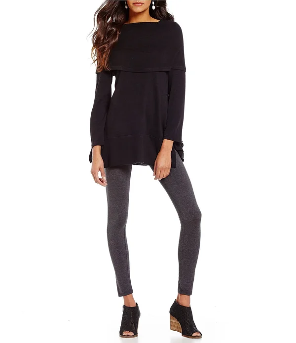 Hue Ultra Leggings with Wide Waistband - Xs - Navy