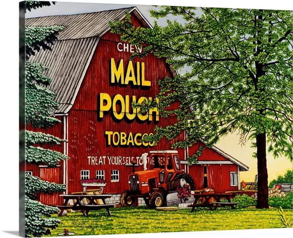 Mail Pouch Barn II, Canvas Wall Art, 30x24, Great Big Canvas