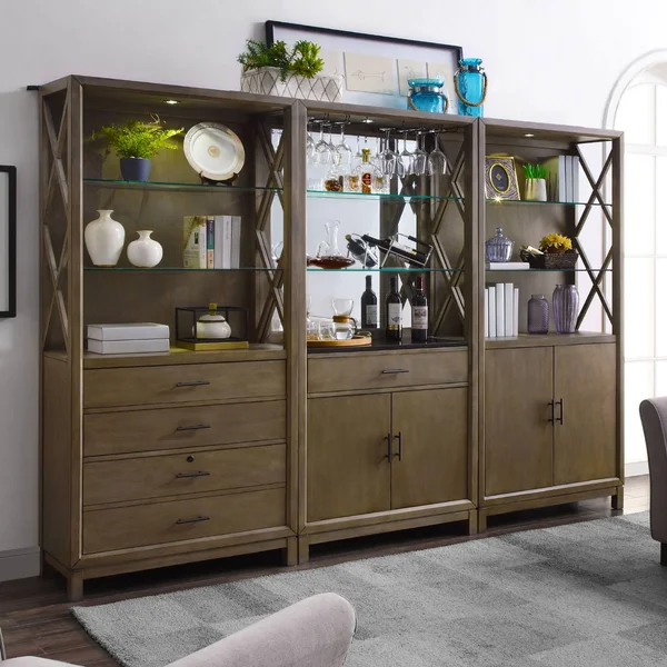 Parker House Midtown Bunching Bookcase with Door