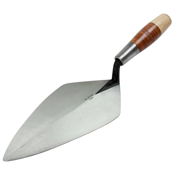 Kraft RO312-10 Wide London Brick Trowel Leather Handle, STD Shank, 1/2