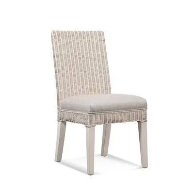 Farmhouse Side Chair Braxton Culler Body Fabric: Glacier Blue Textured; 0805-54 - Leg Color: Navy Finish