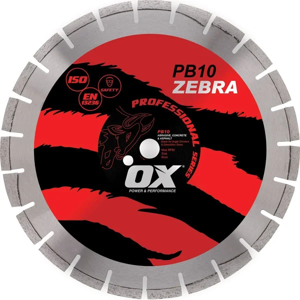 Diamond Saw Blades for Abrasive/General Purpose - PB10 Zebra 8 in.