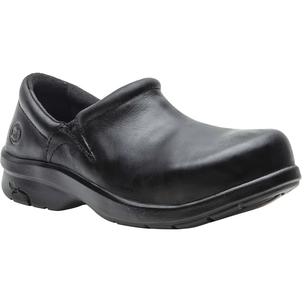 Timberland Pro 87528 Newbury ESD Black Slip-On Women's Alloy Toe Shoe
