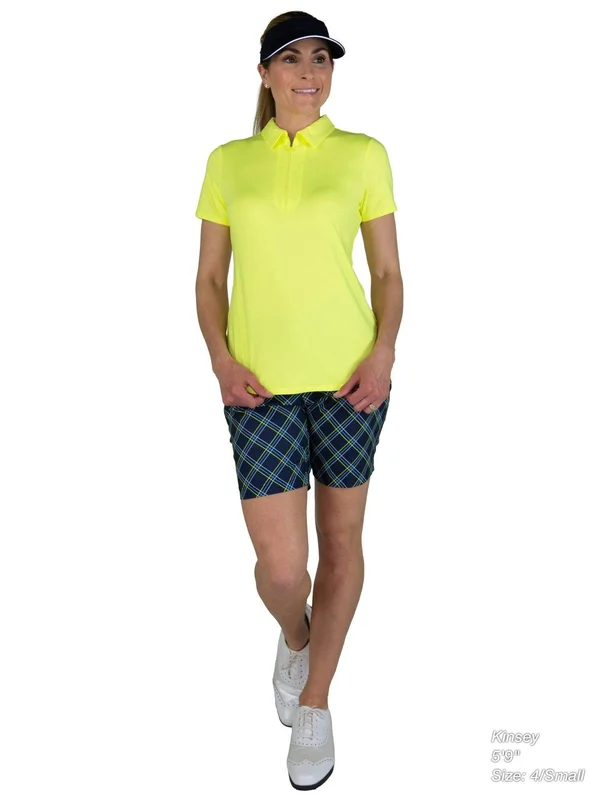 Jofit Women's Performance Polo Shirt in Citron Size Small