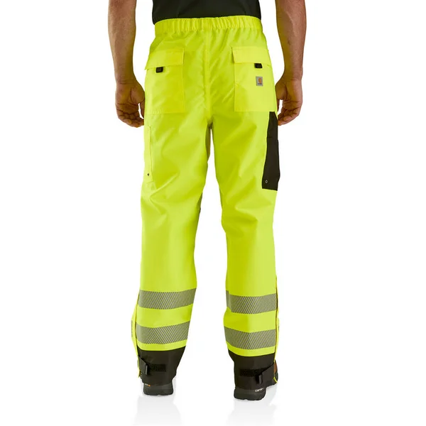 Carhartt Men's Brite Lime High-Visibility Class E Waterproof Pant