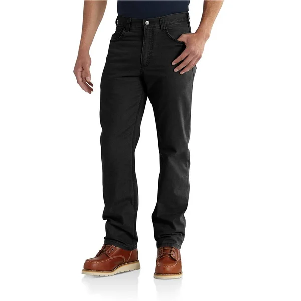 Carhartt Men's Rugged Flex Rigby 5-Pocket Work Pants - Black