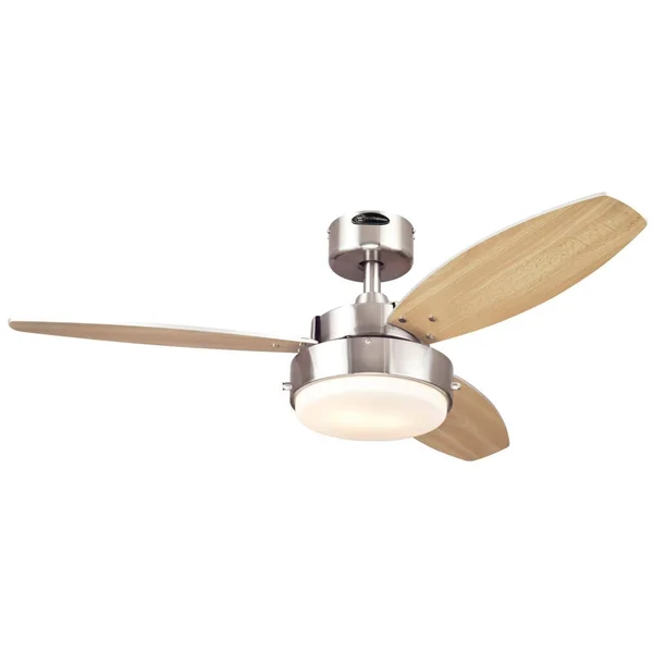 Westinghouse 7247300 Alloy Two-Light Reversible Three-Blade Indoor Ceiling Fan