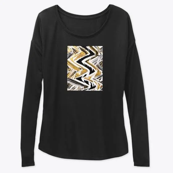 Unisex Zig-Zag-Chic - 2XL - Black