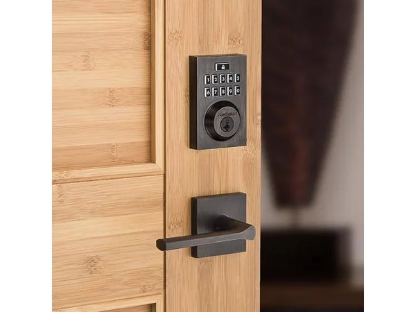 Kwikset SmartCode 913 Contemporary Electronic Deadbolt (Venetian Bronze)