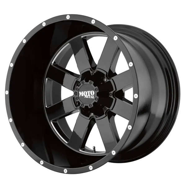 Moto Metal MO96221035324N MO962 Wheel 20x10 5x5x127/5x139.7 -24mm Gloss Black Milled